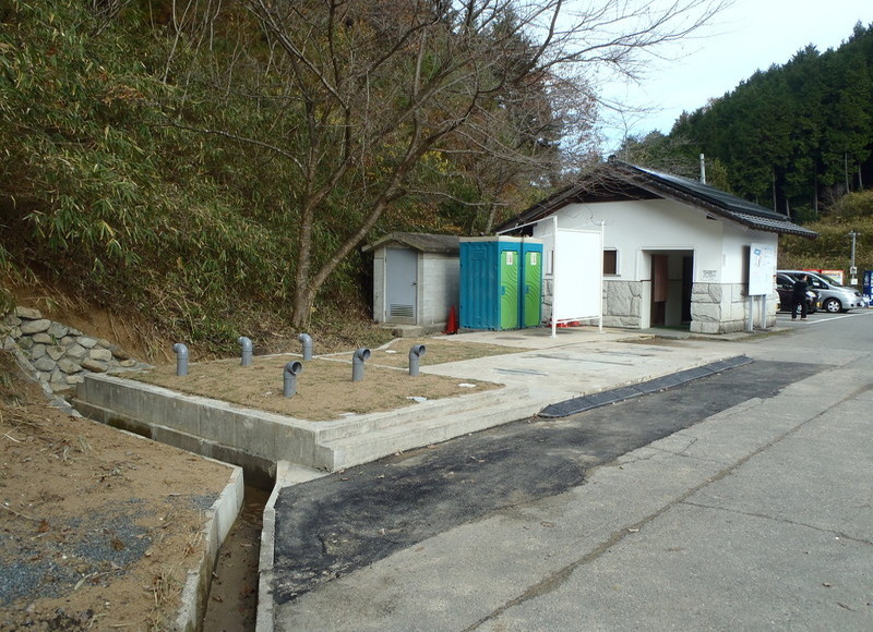 兵庫県　竹田城（駐車場/トイレ）