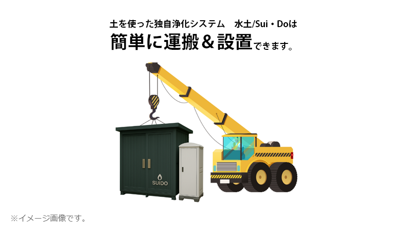 簡単に運搬＆設置
